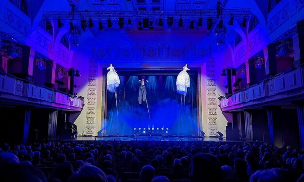 Opening Act des OVAG-Varietés 2023 im Dolce: Die Catwall Acrobats aus Kanada verzaubern das Publikum am Sway-Pole | Foto: hd...s agentur, Wiesbaden
