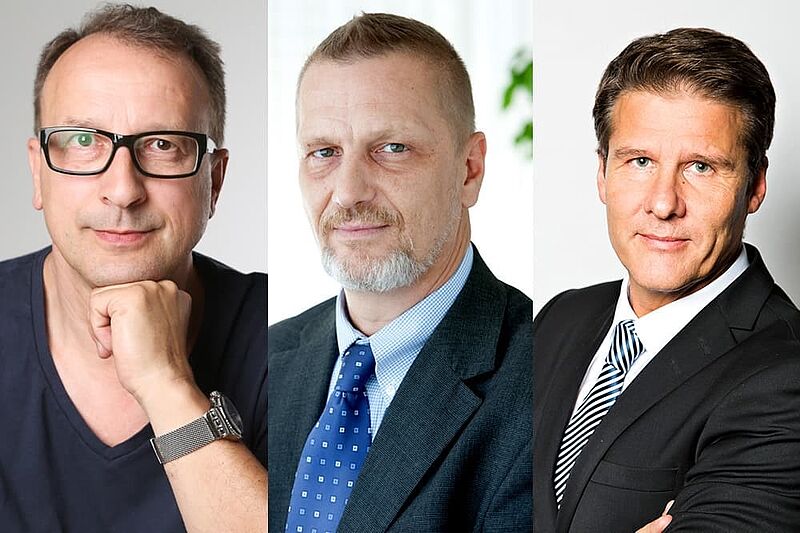 Gewählte Vorstandsmitglieder von li. nach re.: Marcus Moroff, Dirk-James Annas und Markus Brandt - Fotos: privat