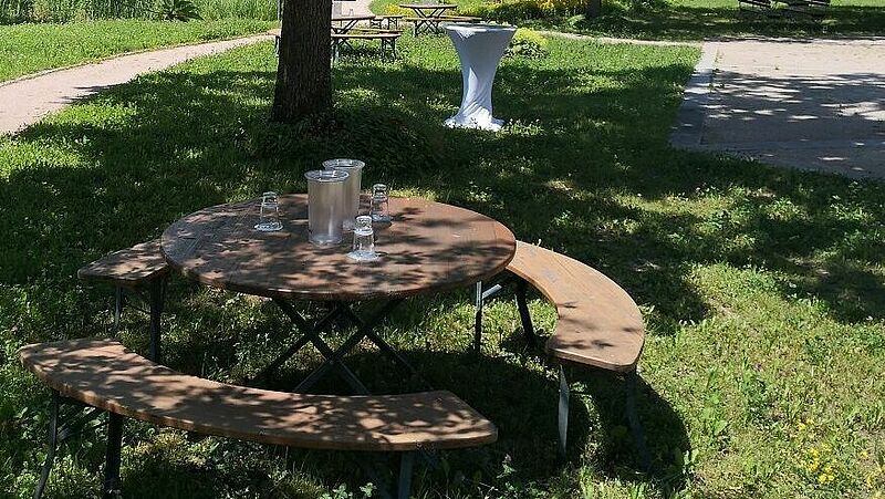 Flair Park-Hotel Ilshofen - Blick in Parkanlage