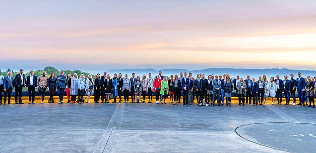 Die Tagungsplaner auf ihrem Ausflug in die 