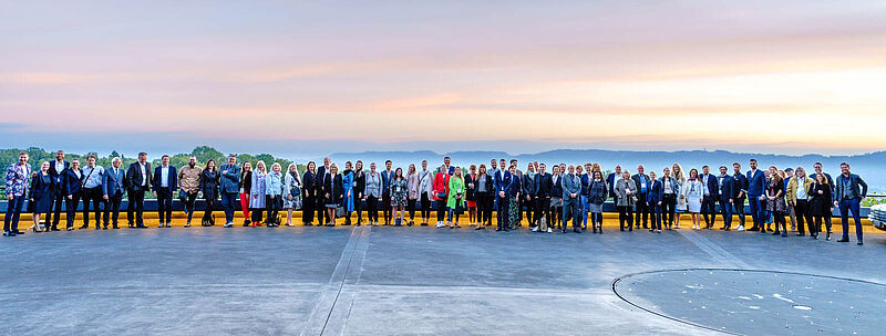 Die Tagungsplaner auf ihrem Ausflug in die 