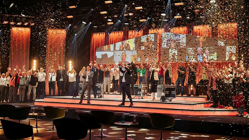 Die Awardverleihung im Karftwerk Rottweil; Foto: OsnabrückHalle