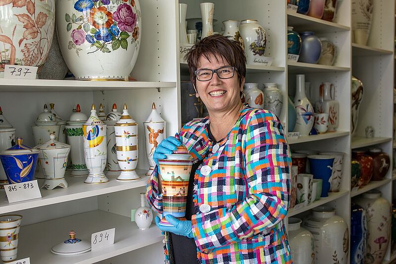 Petra Werner | Hauptkuratorin des Porzellanikon |
Foto: Porzellanikon | Andreas Gießler