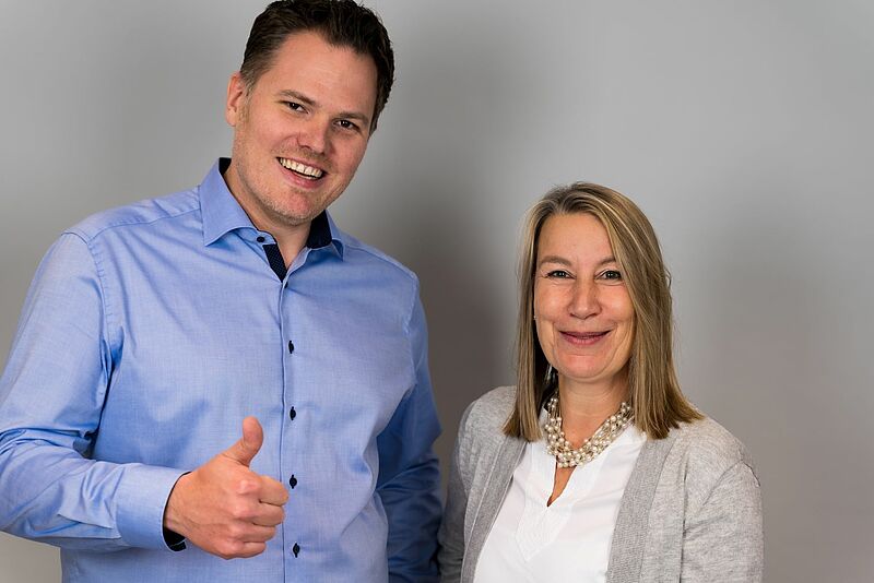 Foto: Philipp Berchtold und Stefanie Rickert, Geschäftsführung ibelsa GmbH