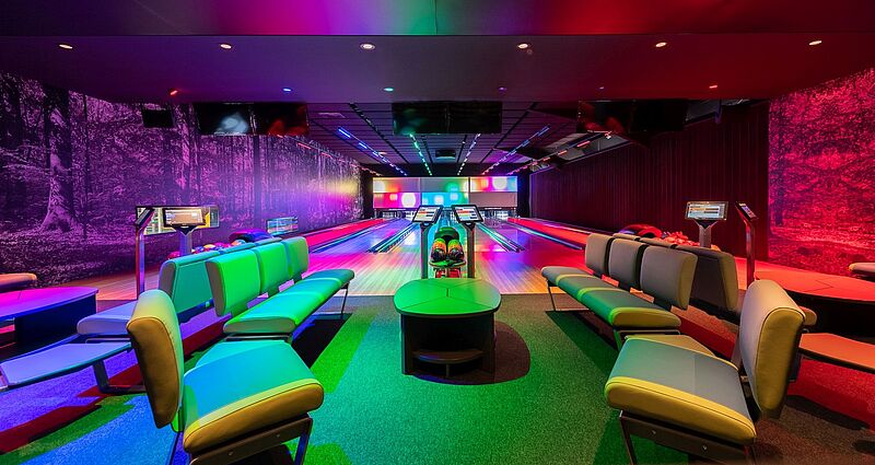 Ungewöhnliche Eventlocation: „Bowling im Wald“ im Rhön Park Aktiv Resort | Foto Christian Tech