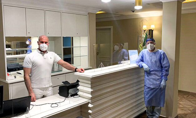 Schnelltest-Station Kempinski Hotel Frankfurt Gravenbruch