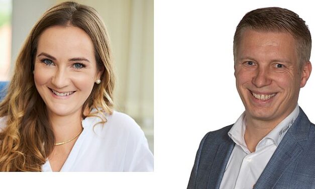 Sophie von Seydlitz,  Vertriebs- und Marketingleiterin der Flair Kooperation und Daniel Reuner vom Hotel Reuner und 1. Vorsitzender des Flair Hotels e.V.