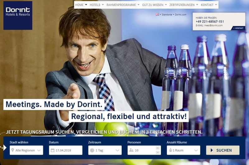 Dorint wirbt mit Ingolf Lück Dorint wirbt mit Ingolf Lück