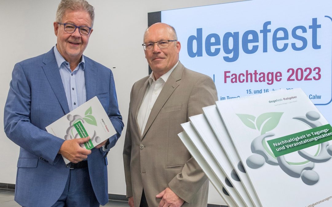 degefest-Ratgeber zum Thema Nachhaltigkeit in Tagungs- und Veranstaltungszentren