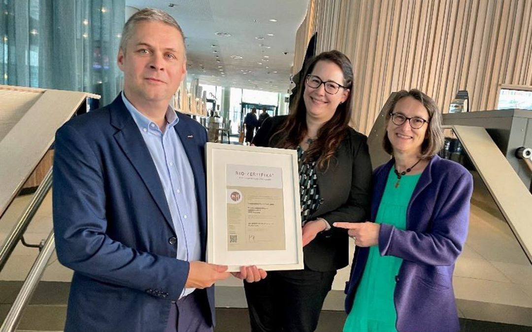 Bio-Siegel in Bronze für Scandic Hotels