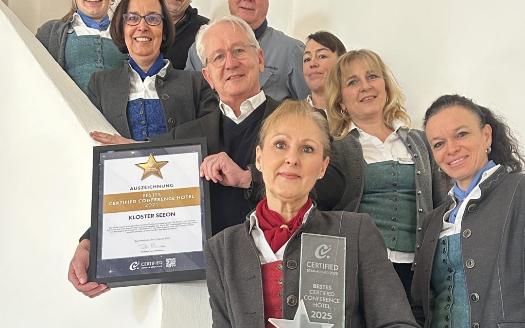 Kloster Seeon gewinnt Certified Star-Award 2025